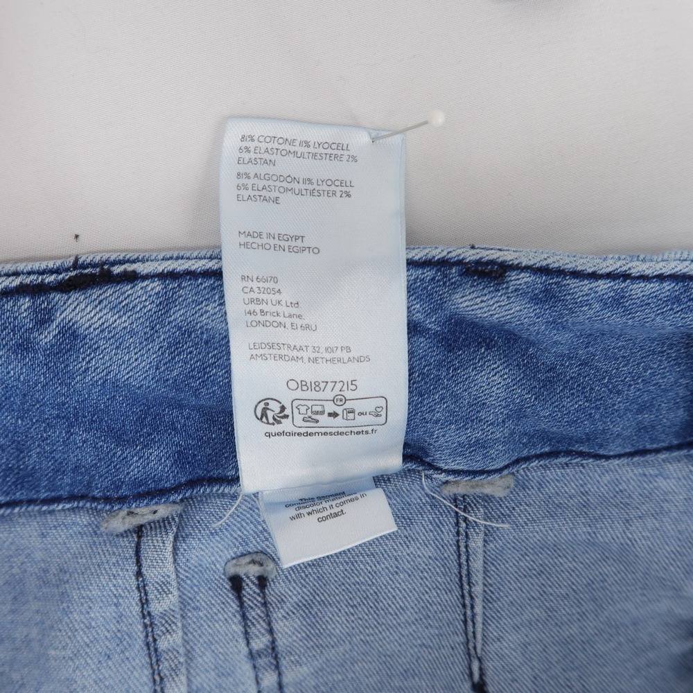 Maeve The Colette Jeans Womens 28 Blue Cropped Wide Leg High Rise Patch Pockets - Picture 11 of 11